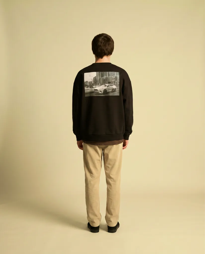 Driver’s Day sweatshirt — back