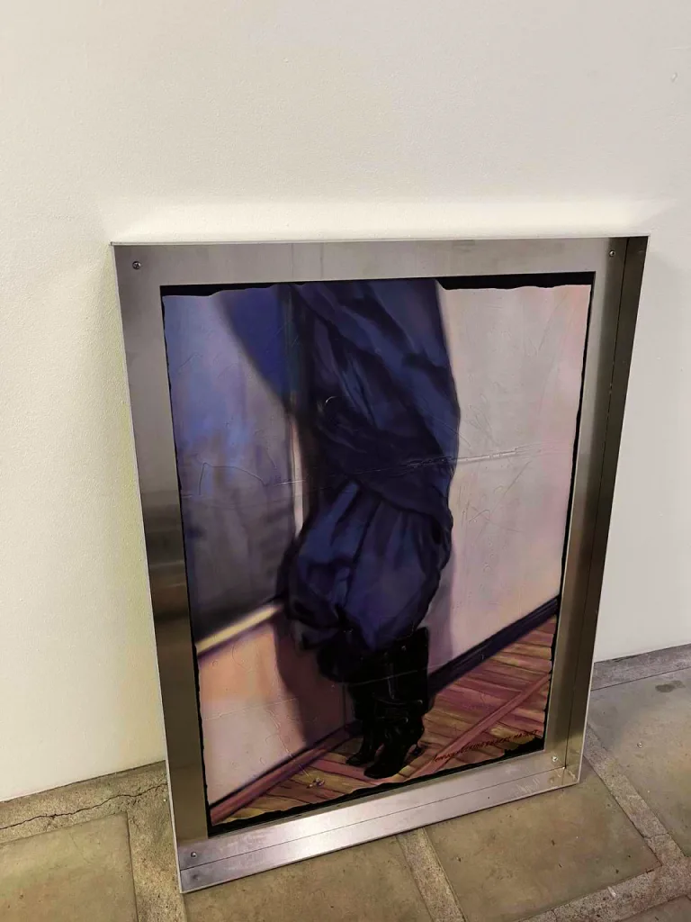 Wooden case for a painting