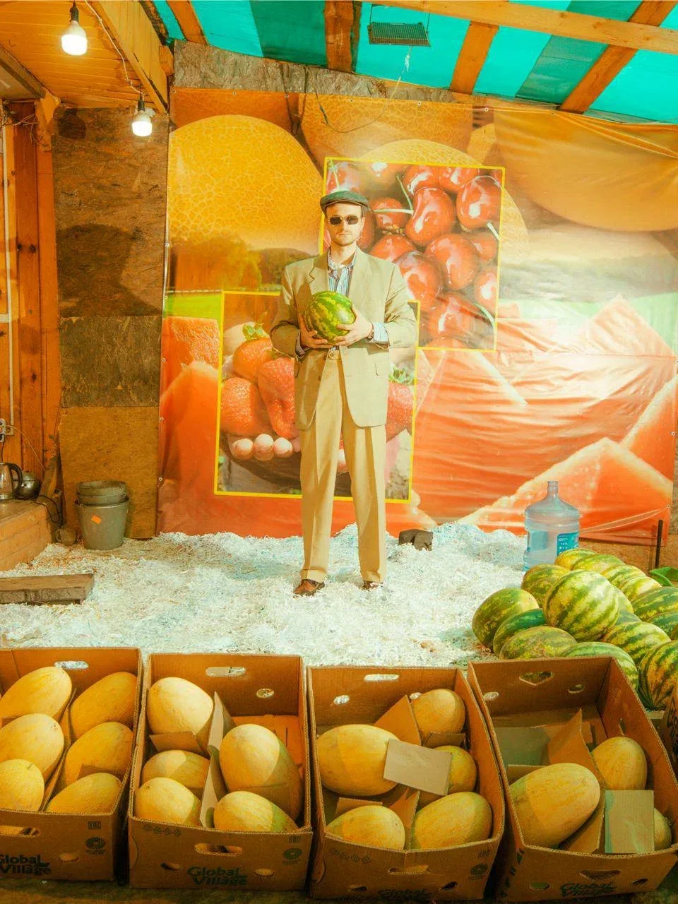 Open-call work: melon stall